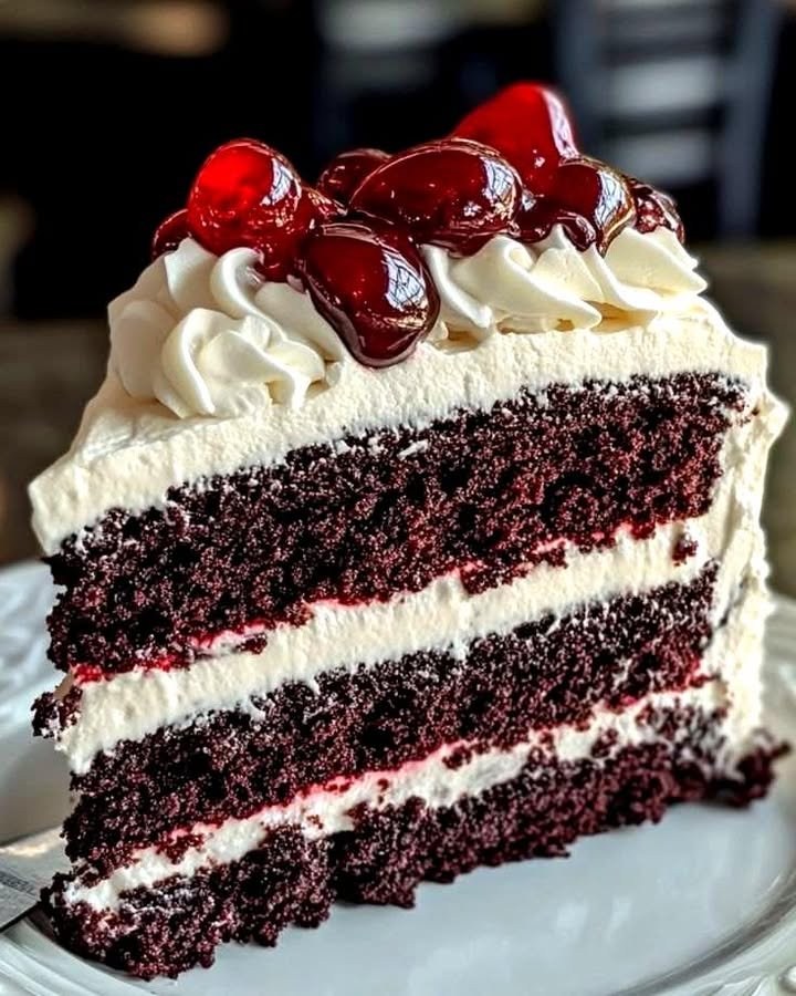 Black Forest Collapse Cake