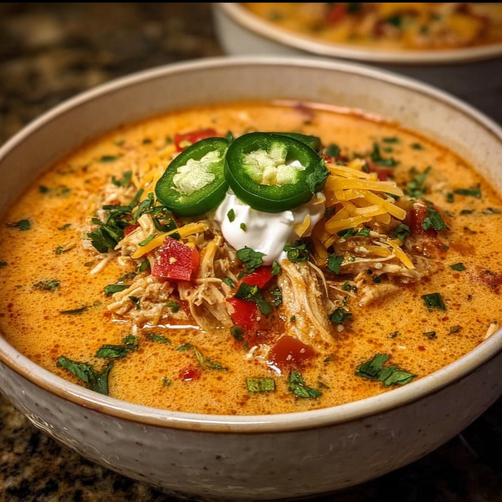 Creamy Chicken Enchilada Soup