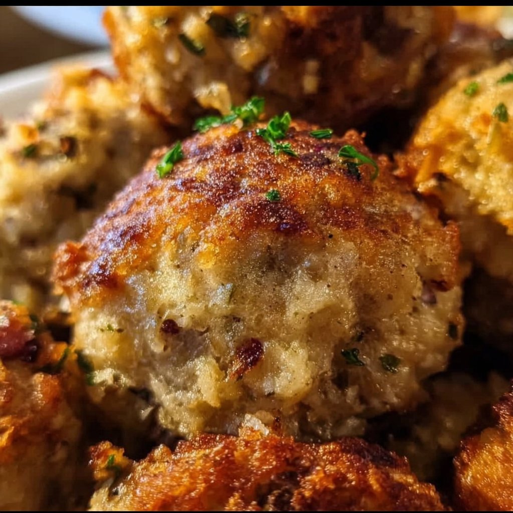 Thanksgiving Stuffing Balls