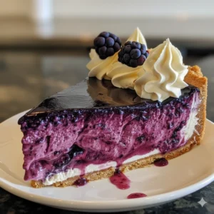 Blueberry Mousse Cheesecake