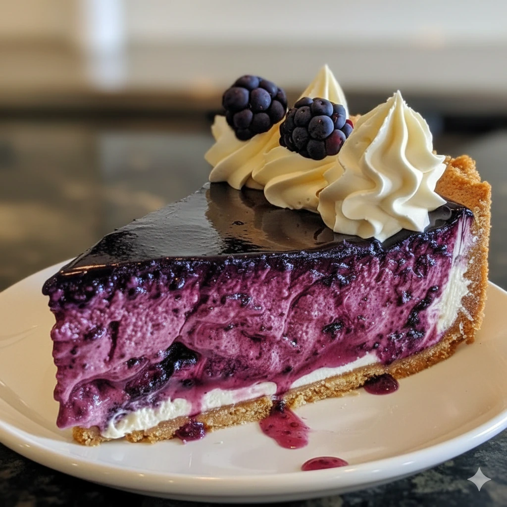 Blueberry Mousse Cheesecake