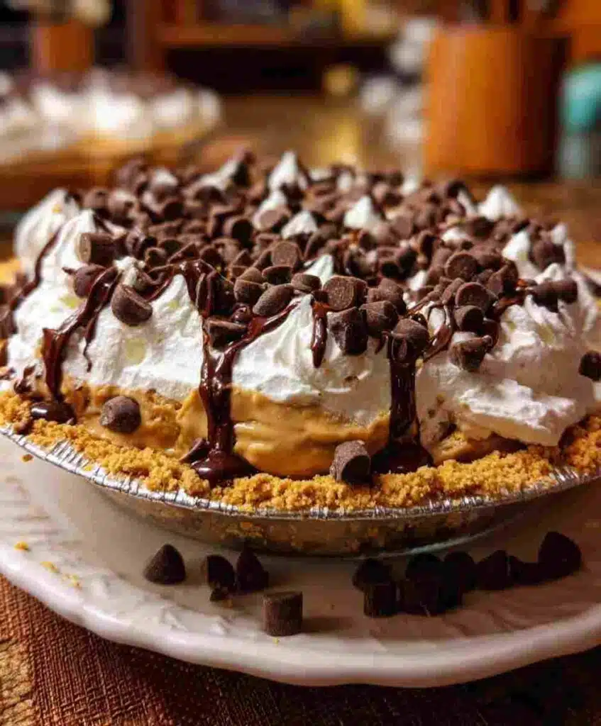 Chocolate Chip Peanut Butter Pie