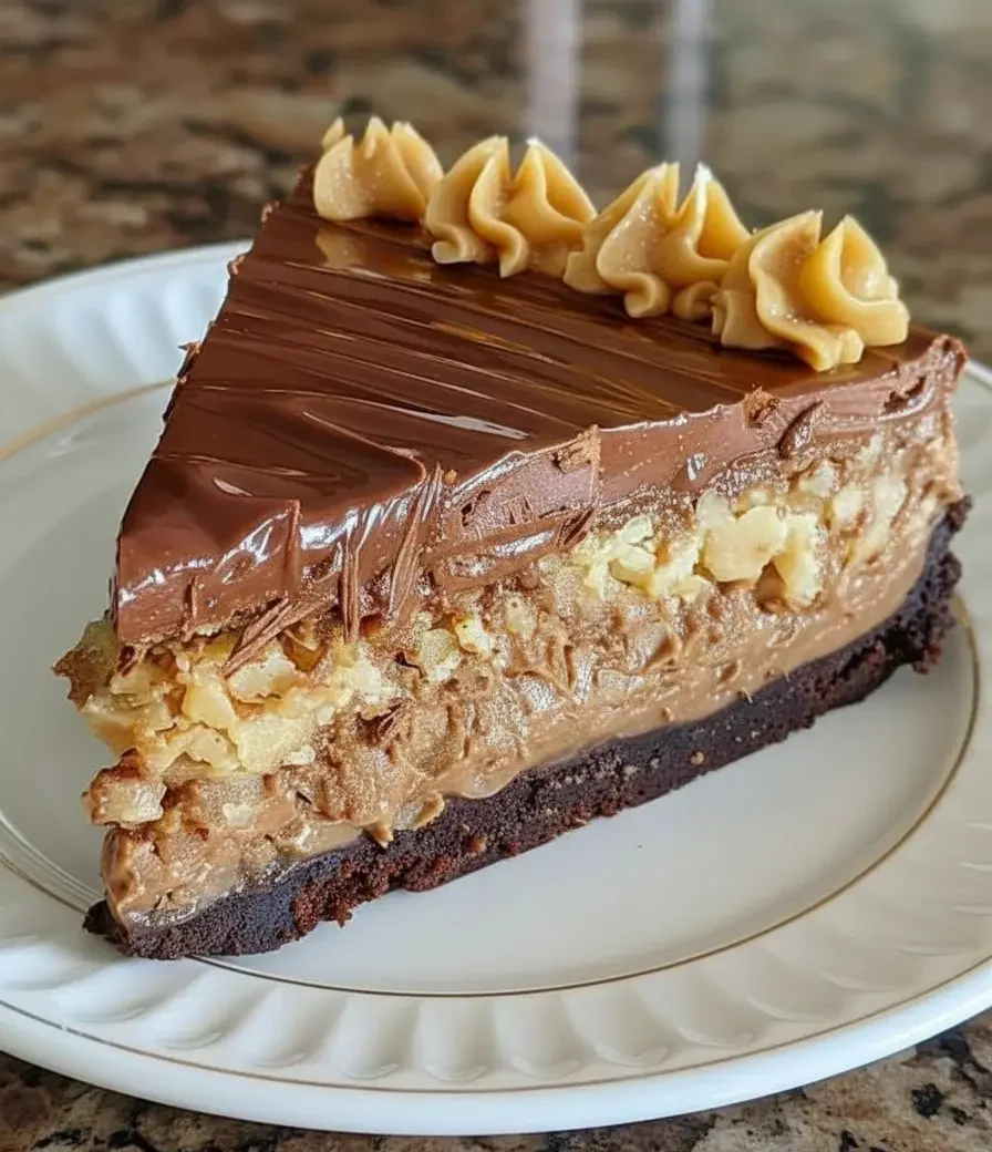 Creamy German Chocolate Cheesecake