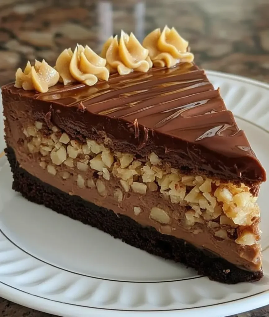 Creamy German Chocolate Cheesecake