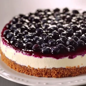 Blueberry Yoghurt Cheesecake