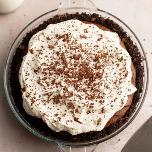 No-Bake Chocolate Pie