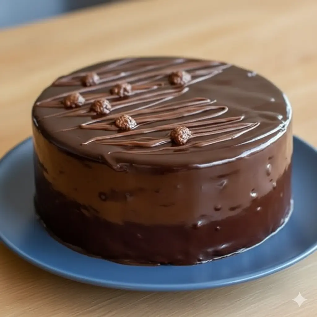 Chocolate Ganache Layer Cake