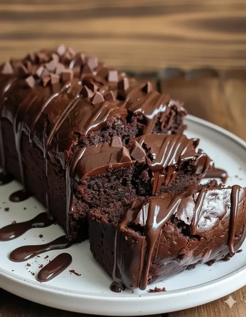 Hot Fudge Brownie Bread-image