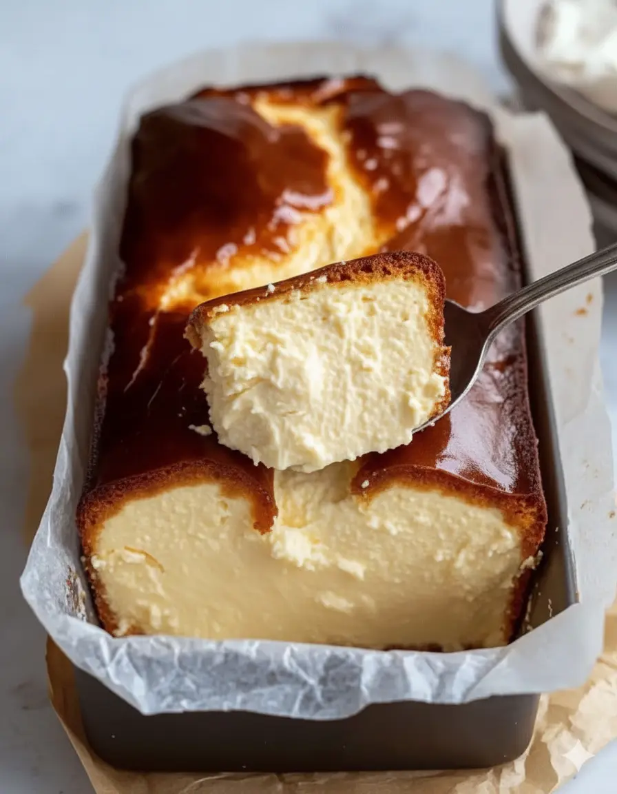 Burnt Cheesecake Loaf