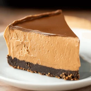 No-Bake Chocolate Peanut Butter Cheesecake