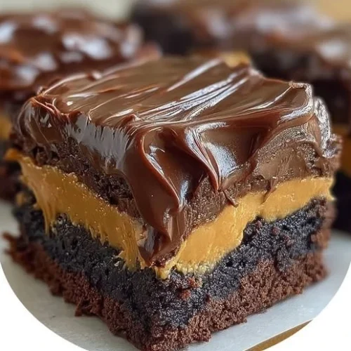 Chocolate Peanut Butter Brownie Bars