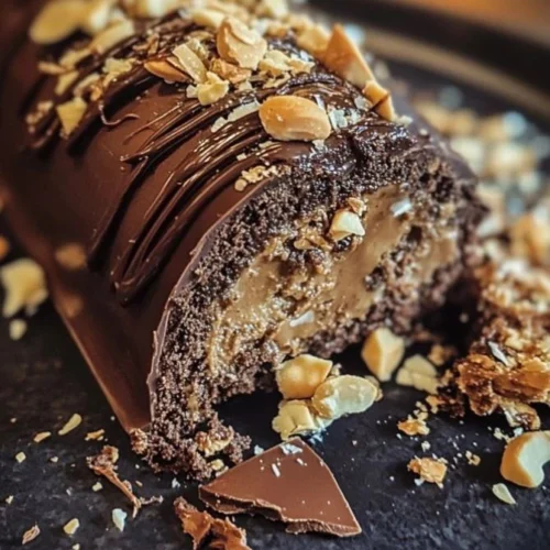 Chocolate & Praline Yule Log