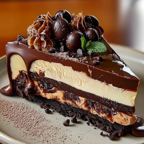 Triple Chocolate Cheesecake