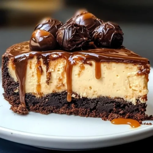 The Caramel Brownie Cheesecake