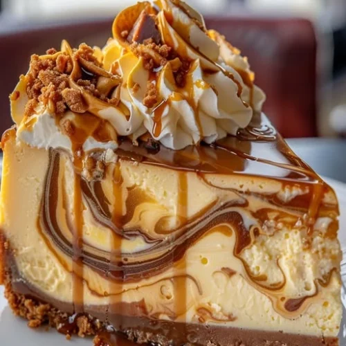 Caramel Chocolate Coffee Cheesecake