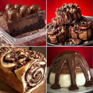 Assortment of delectable chocolate treats including bars, truffles, and desserts.