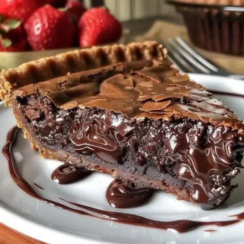 Gooey Brownie Pie