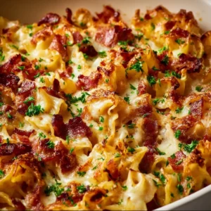 Delicious Crazy Good Casserole with layers of flavor and ingredients