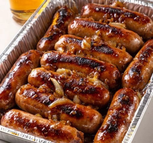Oven-Baked Glazed Honey Garlic Sausages